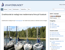 Tablet Screenshot of divaforbundet.se